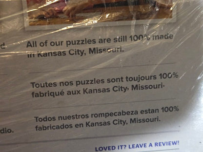 Springbok Dream Garage 2000 Piece Adult Jigsaw Puzzle – Classic Car Collection Scene 60 Year Anniversary box