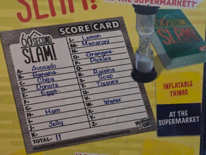 Share 60 Second Slam! Word Category Party Game Factory Sealed New Endless Games 2020