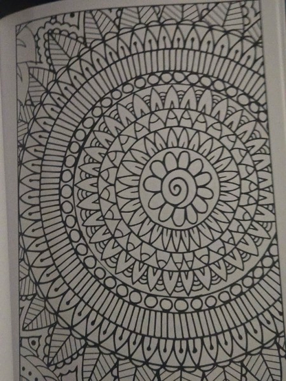 Adult Coloring Book Mindful Moments Volume 8: Stress Relief, Mindfulness, Mandalas, Nature [BRAND NEW/LIKE NEW]