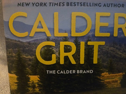 Calder Grit by Janet Dailey Hardcover Dust Jacket The Calder Brand Book 2 Romance