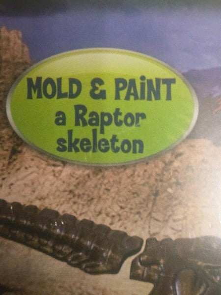 Smithsonian Raptor Skeleton Mold & Paint Craft Kit – New Sealed – Made in USA