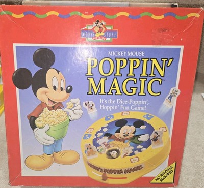 1991 Mickey's Poppin' Magic Game Mickey & Friends Dice Popping Fun 100% Complete