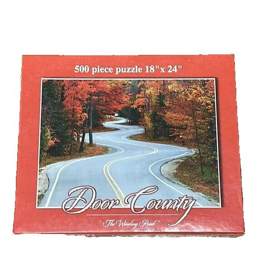 The Winding Road Door County 500 piece Jigsaw Puzzle #4 in a series brand new sealed