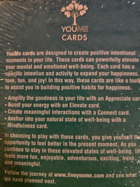 New Sealed YouMe Cards 45 Cards Emotional & Mental Well-Being Mindfulness Deck