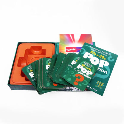 50's & 60's POP the QUESTION? Pop Music Trivia Quiz Card Game Guess the Artist new factory sealed!