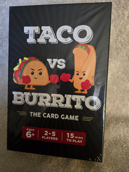 Taco vs Burrito Strategy Card Game - 2025 PlayMonster Edition - New & Sealed