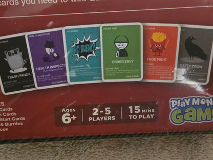 Taco vs Burrito Strategy Card Game - 2025 PlayMonster Edition - New & Sealed