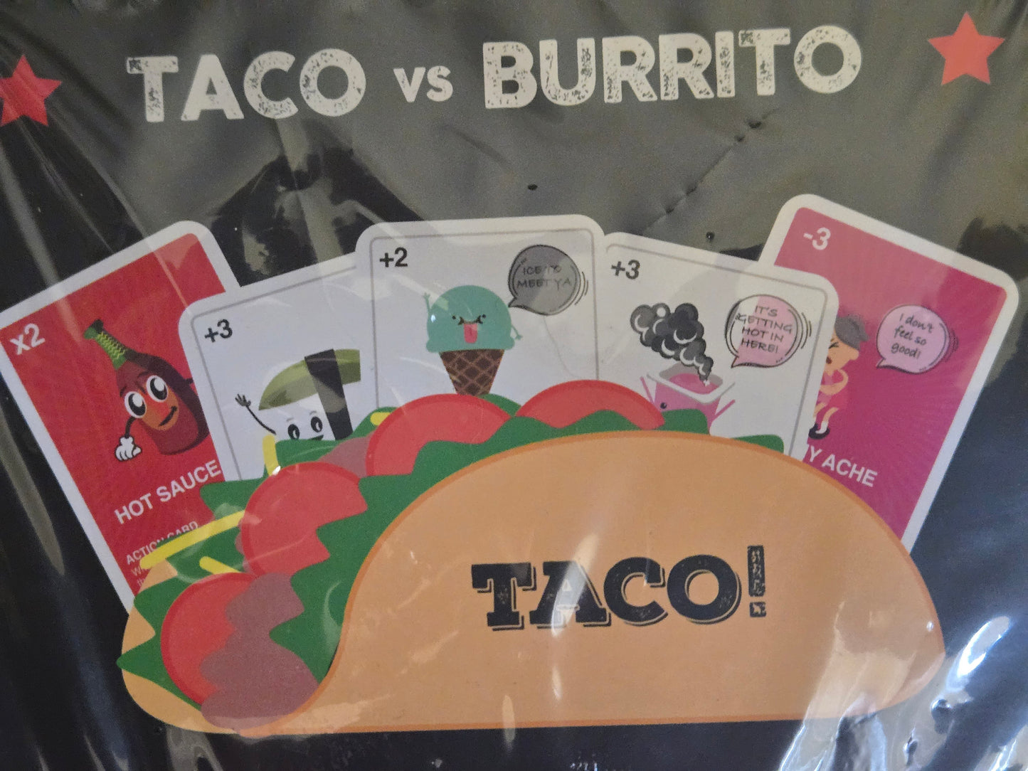 Taco vs Burrito Strategy Card Game - 2025 PlayMonster Edition - New & Sealed