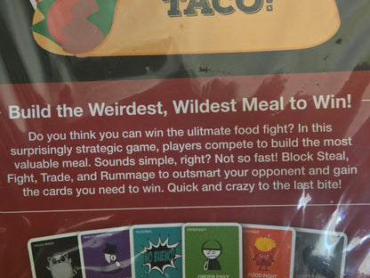 Taco vs Burrito Strategy Card Game - 2025 PlayMonster Edition - New & Sealed