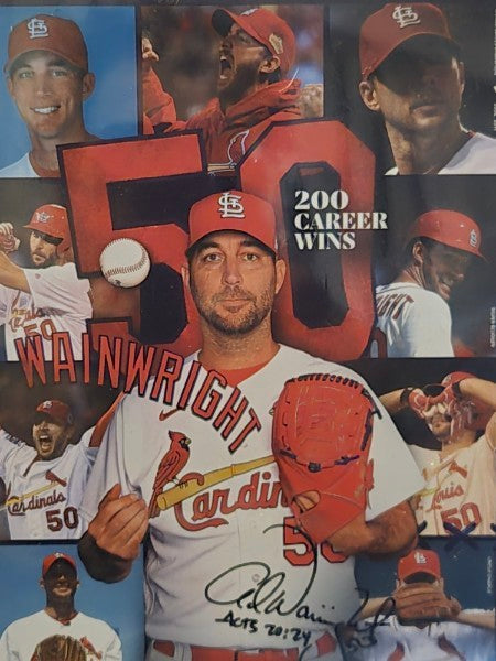 Adam Wainwright St. Louis Cardinals 200 Career Wins 200 Piece Puzzle Factory Sealed Stadium Giveaway