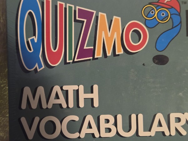 Quizmo Math Vocabulary Educational Bingo Game New Sealed World Class Materials