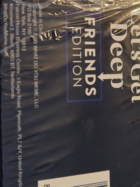 Let's Get Deep Friends Edition Card Game New Sealed What Do You Meme 300 Cards