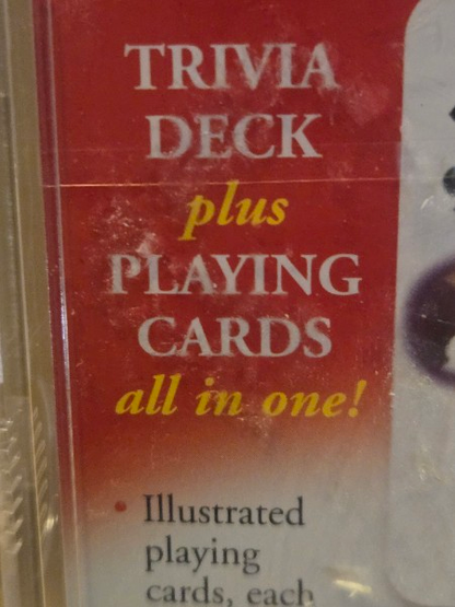 Share 1976 Trivia Challenge Playing Cards – Flickback Regulation 54-Card Deck NEW SEALED