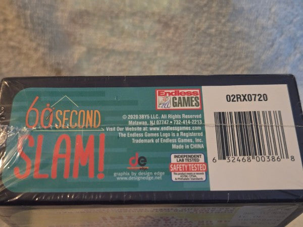 Share 60 Second Slam! Word Category Party Game Factory Sealed New Endless Games 2020