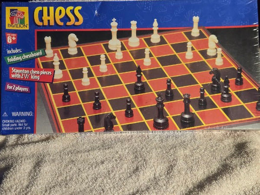 Share Vtg 1999 Pavilion Chess Game Factory Sealed Toys R Us Staunton Pieces Item 220