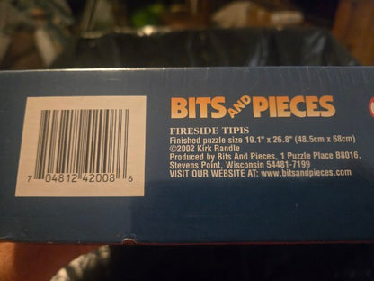 Rare - Retired 1000 Pc Light Up Puzzle Fireside Tipis [Teepee} Indians - Native American Scene New Sealed