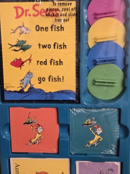 Dr. Seuss 4-Game Treasury - University Games (2003) - NEW/SEALED PIECES