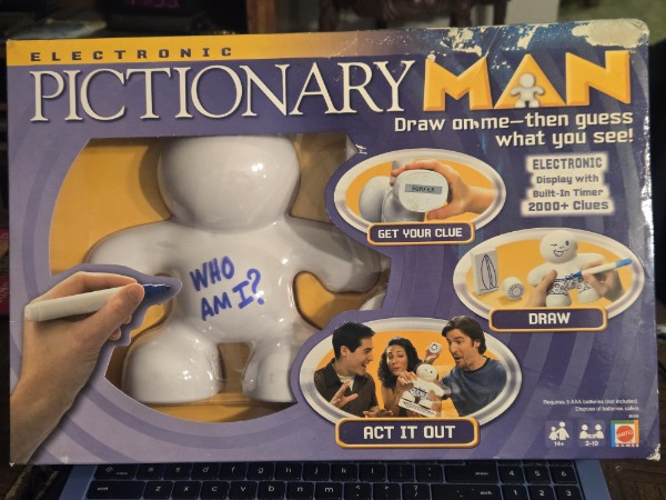 Pictionary Man Electronic Drawing Game - New & Factory Sealed (2008) Party Game!