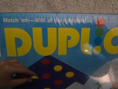 Vinintage 1981 DUPLIC Board Game by Knots Inc Factory Sealed New Old Stock (NOS)