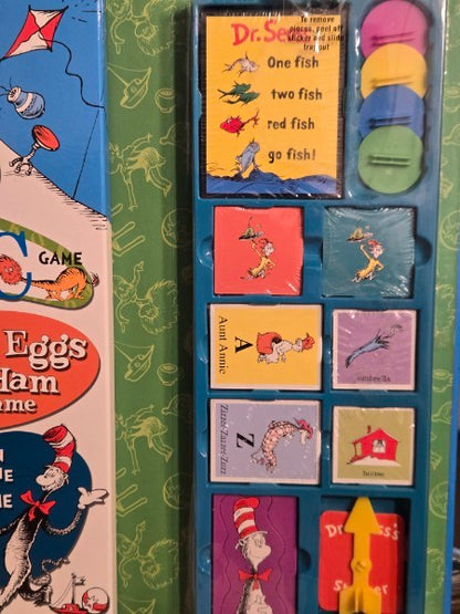 Dr. Seuss 4-Game Treasury - University Games (2003) - NEW/SEALED PIECES