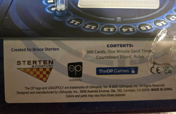 25 Words or Less Family Board Game TV Show Home Version - New Factory Sealed