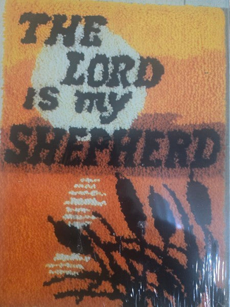 New in Sealed Box Malina The Lord is My Shepherd Wall Art Latch Hook Kit #25/31