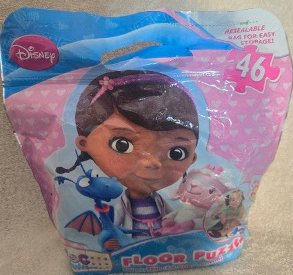 Disney Doc McStuffins Floor Puzzle 46 Large Pieces 24"x36" Brand New Sealed Bag