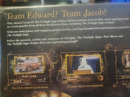 2010 Scene It? The Twilight Saga Deluxe DVD Board Game NEW Factory Sealed Mattel