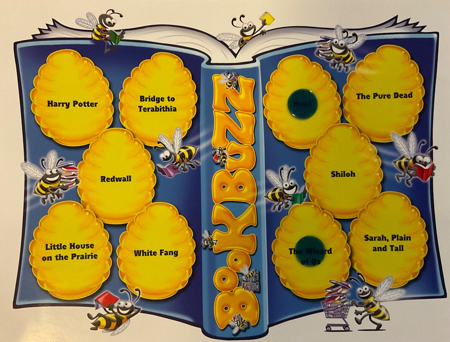 ATTENTION LIBRARIANS.. Book Buzz: One Honey Of A Bingo Game By Upstart Games. elementary game for the library new sealed