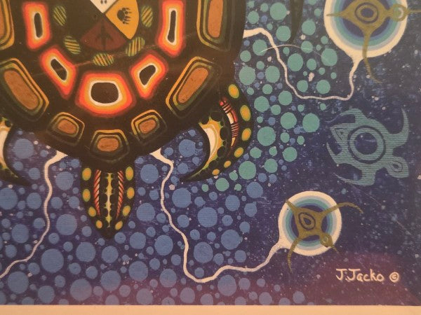 Medicine Turtle 1000pc Jigsaw Puzzle - James Jacko Odawa Artist - Oscardo NEW