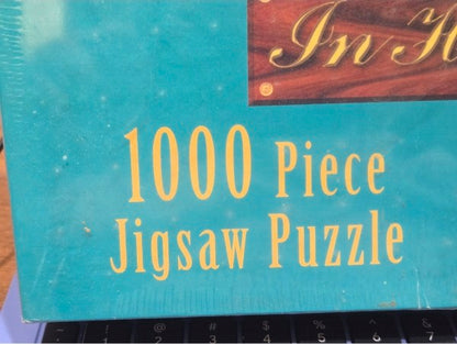 SUNSOUT IN HIS HANDS 1000 PC PUZZLE BIRDS EATING IN JESUS HANDS MATHEW 10:31 NEW SEALED