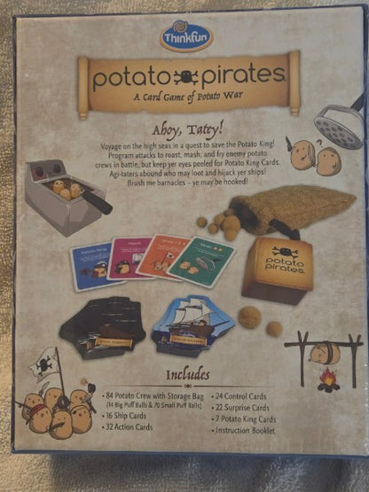 ThinkFun Potato Pirates Coding Card Game - Factory Sealed - Ages 7+ 3-6 Players
