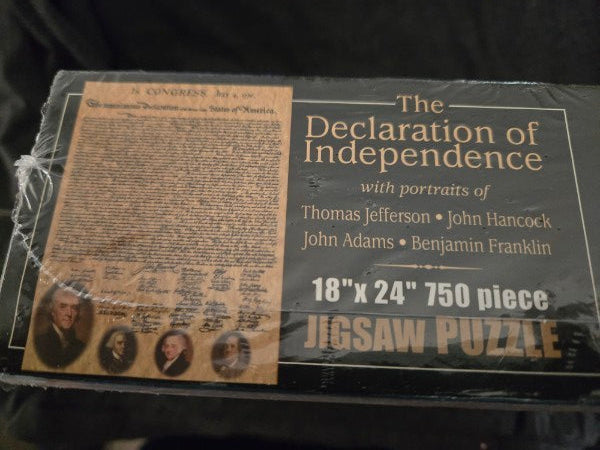 Historic Documents From The Past Declaration Of Independence Jigsaw Puzzle 750 Pc factory sealed