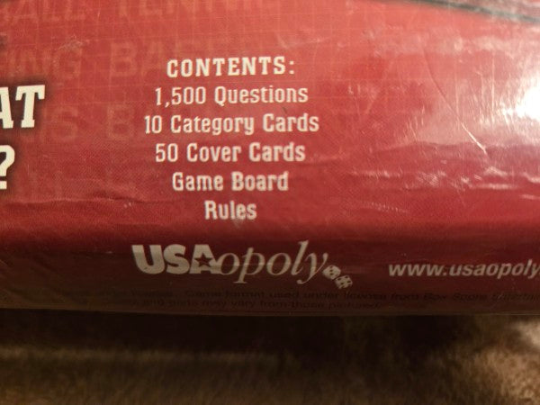 ESPN All Sports Trivia Challenge Board Game - New & Sealed - 1,500 Questions