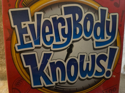 Everybody Knows Rapid Fire Questions Trivia Game Endless Games Sealed New Item 376