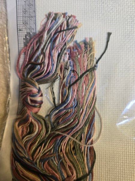 &nbsp;Vintage 1985 Dale Burdett Cross Stitch Kit Dresden Plate Home Sweet Home CK232