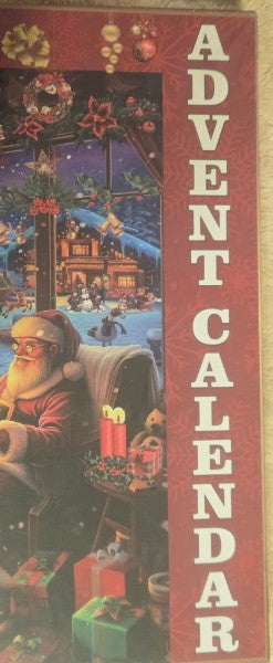 Cheerful Chalet Advent Calendar Jigsaw Puzzle 1000 Piece Christmas 24 Days NEW Sealed