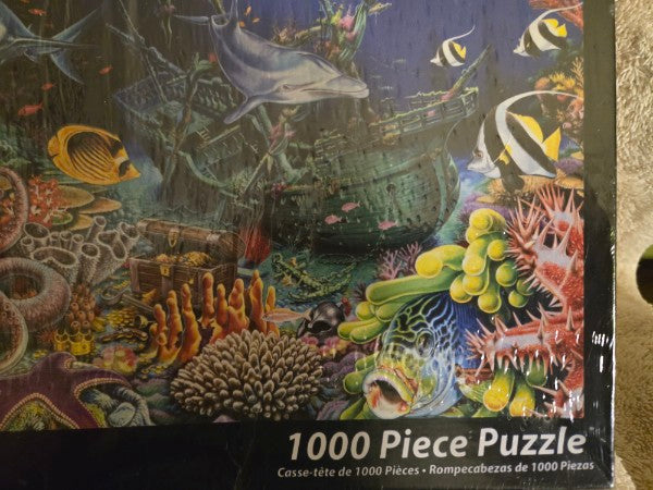 Vermont Christmas Co Sunken Treasure 1000 Piece Jigsaw Puzzle Mark Gregory NEW