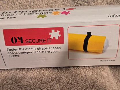 Share Lavievert Yellow Puzzle Roll-Up Mat W/ Inflatable Tube - New (Distressed Box)