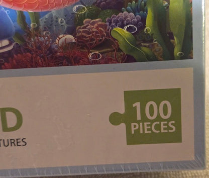 Aoumi Mermaid Jigsaw Puzzle - 100 Pieces -New & Sealed - Colorful Undersea Scene