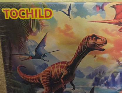 TOCHILD Dinosaur Jigsaw Puzzle for Kids 100 Piece New Sealed Ages 4+ T-Rex 15x11