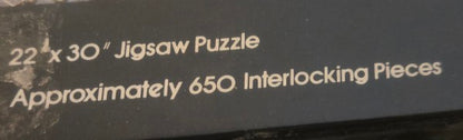 Vintage JAL Boeing 747 Cockpit Jigsaw Puzzle - Early 1970s - Sealed w/ Minor Wear