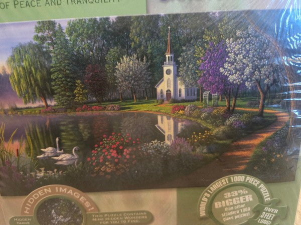MasterPieces Kim Norlien Sanctuary 1000pc Puzzle 3ft Wide - Hidden Images - NEW SEALED