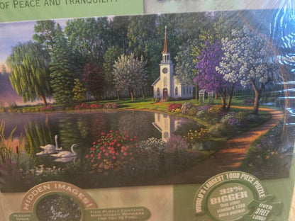 MasterPieces Kim Norlien Sanctuary 1000pc Puzzle 3ft Wide - Hidden Images - NEW SEALED