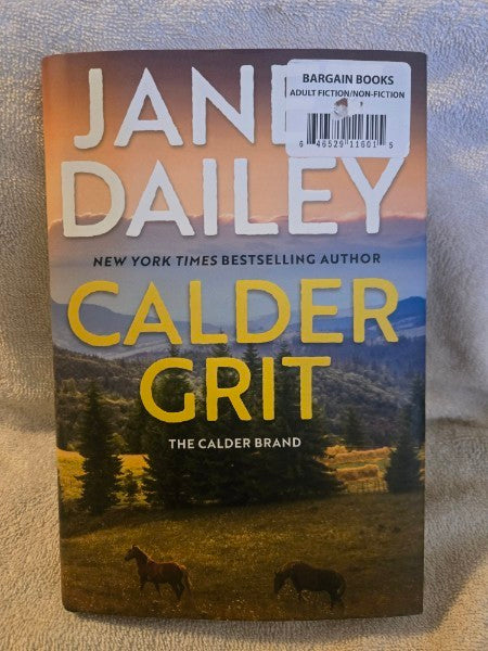 Calder Grit by Janet Dailey Hardcover Dust Jacket The Calder Brand Book 2 Romance