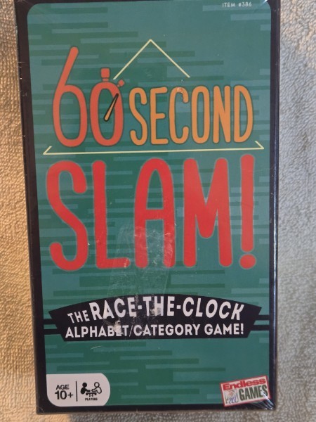 Share 60 Second Slam! Word Category Party Game Factory Sealed New Endless Games 2020