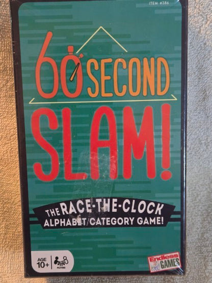 Share 60 Second Slam! Word Category Party Game Factory Sealed New Endless Games 2020