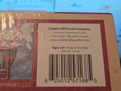 Cobble Hill Adirondack Birds 1,000 Piece Jigsaw Puzzle great winter scene new sealed