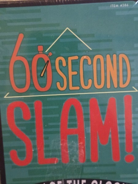 Share 60 Second Slam! Word Category Party Game Factory Sealed New Endless Games 2020