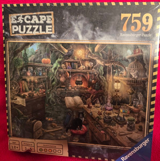 Ravensburger Escape Puzzle Witch's Kitchen 759 pc SEALED Mystery Jigsaw
